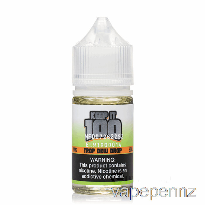 Trop Dew Drop - Keep It 100 Salt - 30mL 30mg VAPE NZ